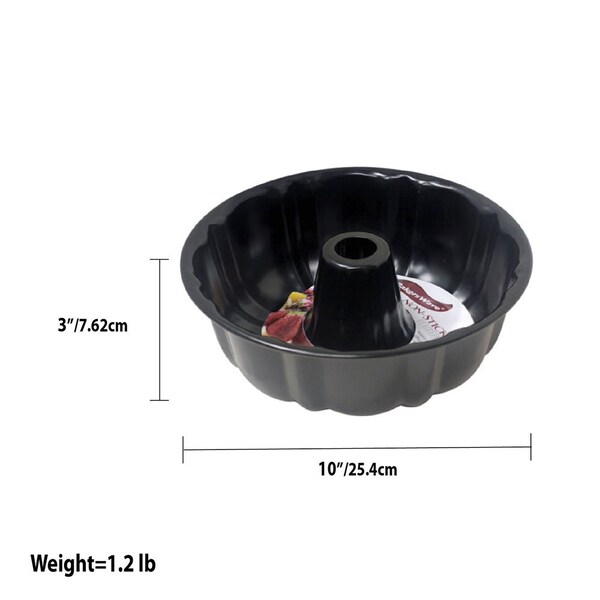Home Basics Home Basics Fluted Non-Stick Cake Pan - ZOR96089