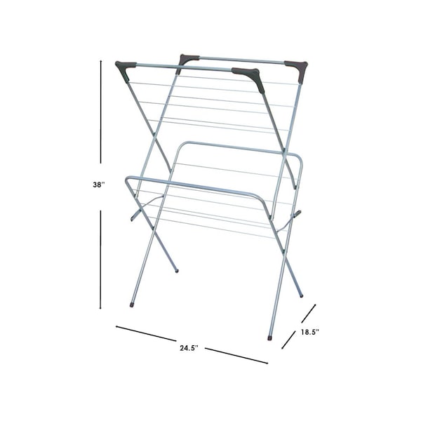 Hds Trading 2Tier Steel Clothes Dryer - ZOR95902