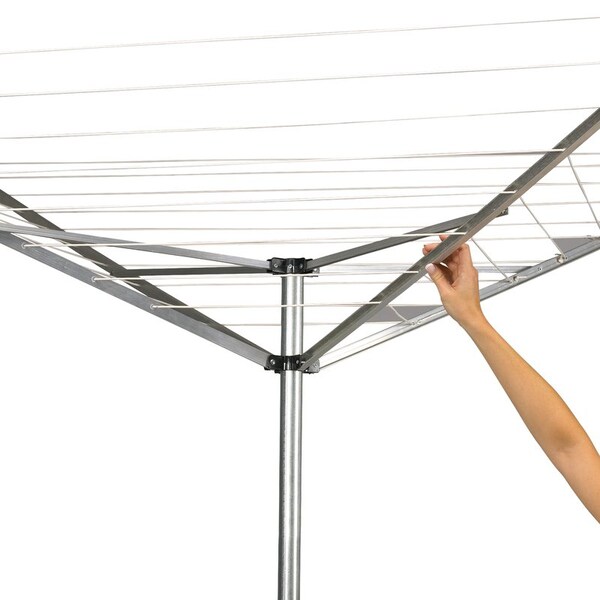 Sunline Household Essentials 72 in. H X 73 in. W X 73 in. D Aluminum Clothes Drying Rack - 1600