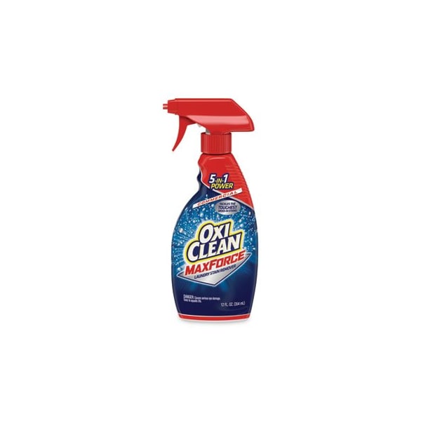 Oxi Clean OxiClean, Max Force Stain Remover, 12oz Spray Bottle, 12PK - 5703700070CT