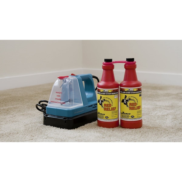 Namco Manufacturing Red Relief Stain Remover, 2 Bottle Kit, 2 qt. - 3080A
