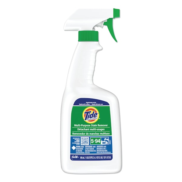 Tide Professional Multi Purpose Stain Remover, 32 oz Trigger Spray Bottle, PK9 - 48147