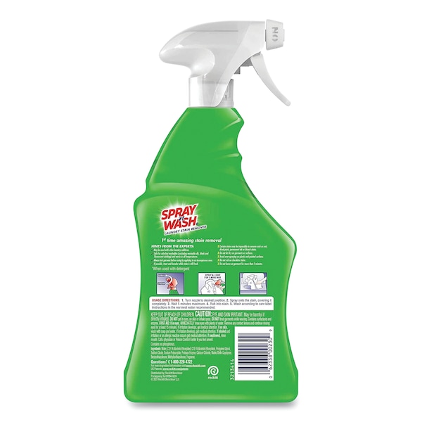 Spray N Wash Stain Remover, 22 oz Spray Bottle, PK12 - RAC00230
