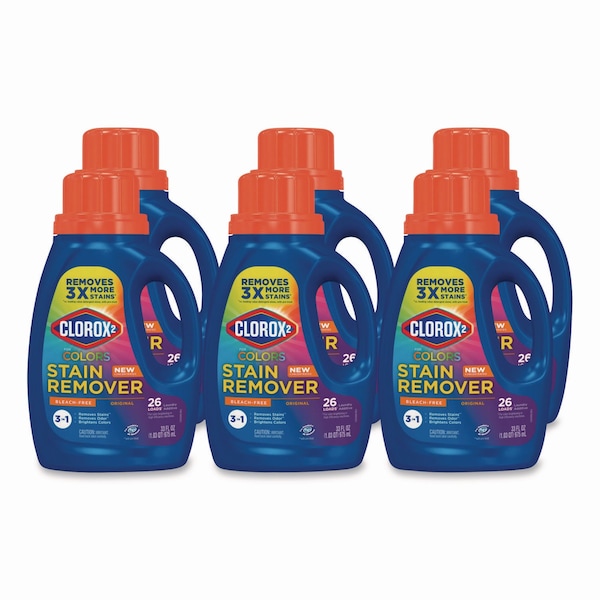 Clorox Stain Remover and Color Booster, Regular, 33 oz Bottle, PK6, 6PK - 30037