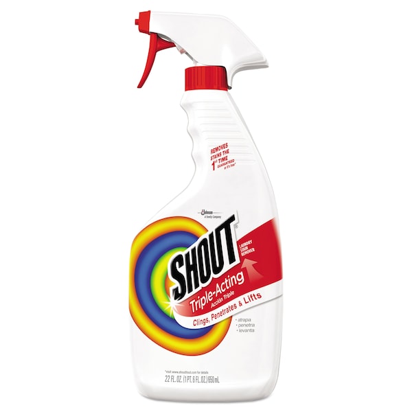 Shout Laundry Stain Treatment, 22 oz Spray Bottle, PK8 - 356160