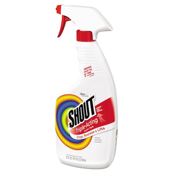 Shout Laundry Stain Treatment, 22 oz Spray Bottle, PK8 - 356160