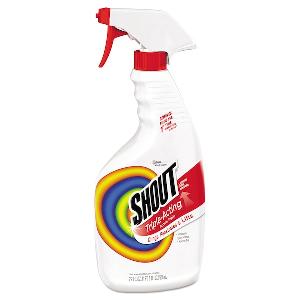 Shout Laundry Stain Treatment, 22 oz Spray Bottle, PK8 - 356160