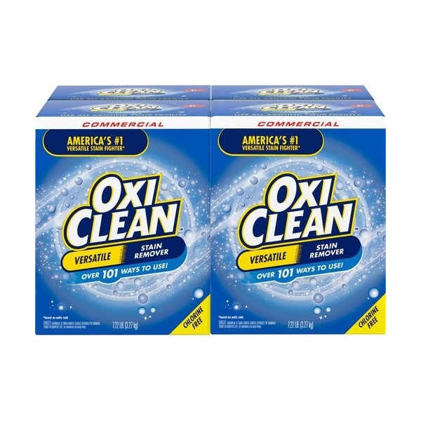 Oxi Clean Stain Remover, Commercial OxiClean, 156 Loads, 7.22 lb, 4PK - CDC00069CT
