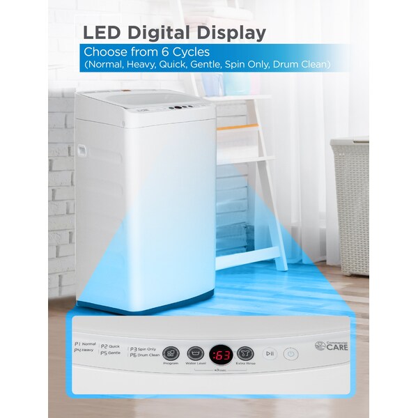 Commercial Care 0.9 Cu. Ft. Portable Washer - CC09PWM