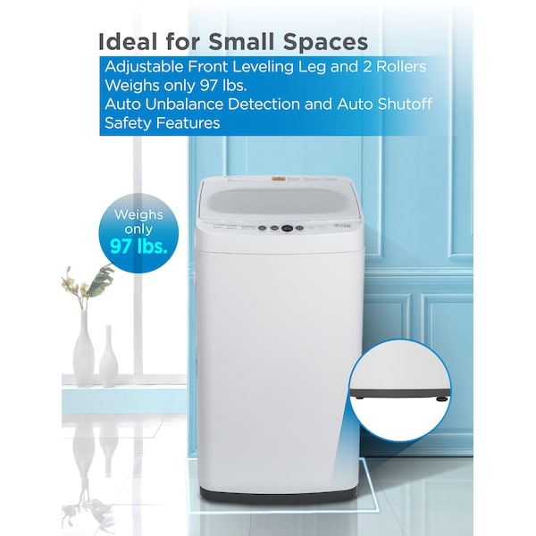Commercial Care 0.9 Cu. Ft. Portable Washer - CC09PWM