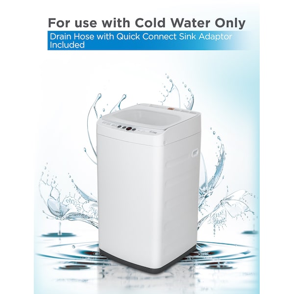 Commercial Care 0.9 Cu. Ft. Portable Washer - CC09PWM