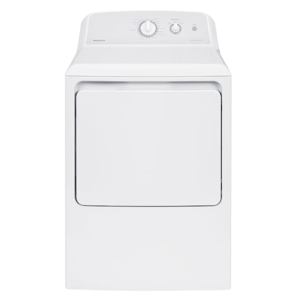 Almo HOTPOINT 6.2 cu. ft. Front Loading Gas Dryer with 4 Dry Modes and Delicate Cycle - HTX24GASKWS
