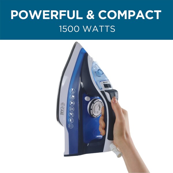 Commercial Care 1600 Watts Iron with Self-Cleaning - CCSI900