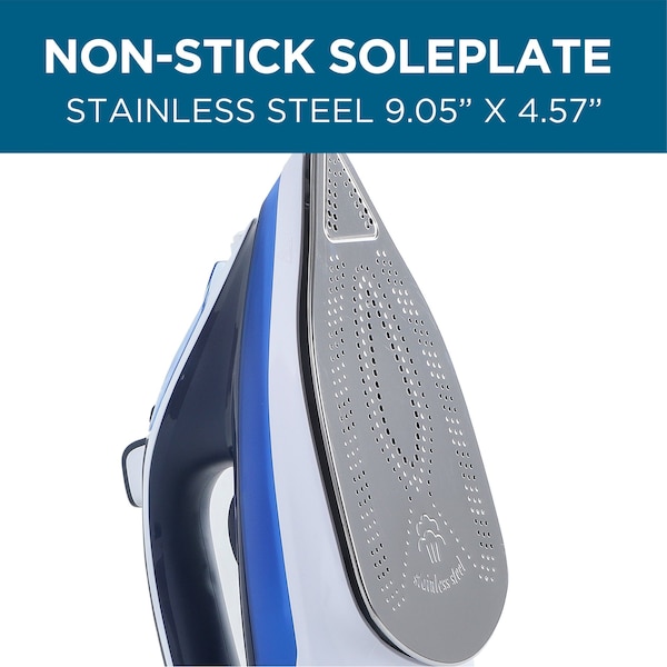 Commercial Care 1600 Watts Iron with Self-Cleaning - CCSI900