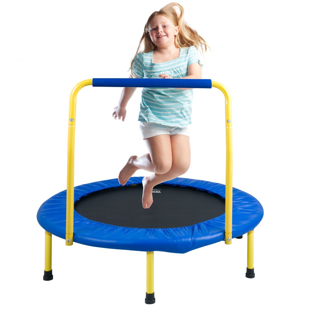 VEVOR 3FT Trampoline for Kids Indoor/Outdoor Foldable Baby Toddlers Trampoline - ETYXBC3YCYXBM625VV0