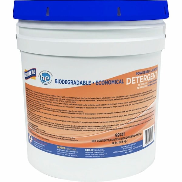 Genuine Joe Economical Powdered Laundry Detergent - Powder - 288 oz - GJO99741