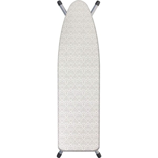 Westex 15 x 54 in. Laundry Solutions by Thick Triple Layer Damask Ironing Board Cover, Grey - IB0316