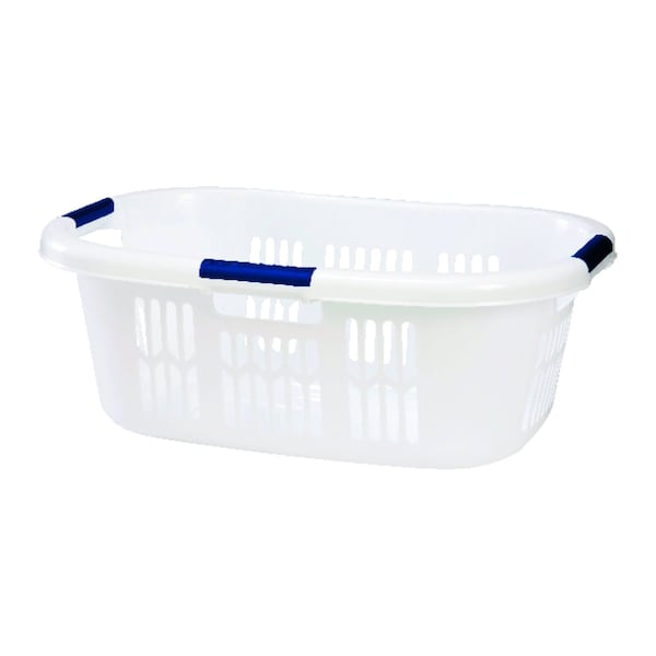 Rubbermaid Rubbermaid Hip-Hugger White Plastic Laundry Basket - 2997-87