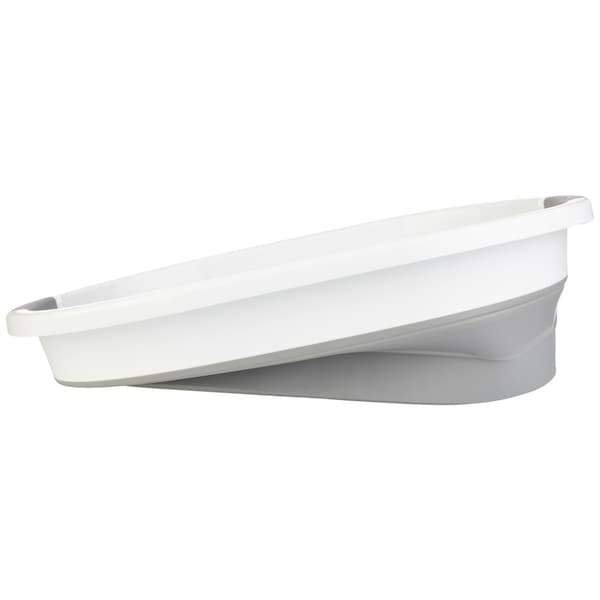 Wakeman Collapsible Laundry Basket - 39L Portable Sink, Plastic Bin, or Ice Bucket by Wakeman Gray - 75-CMP1137