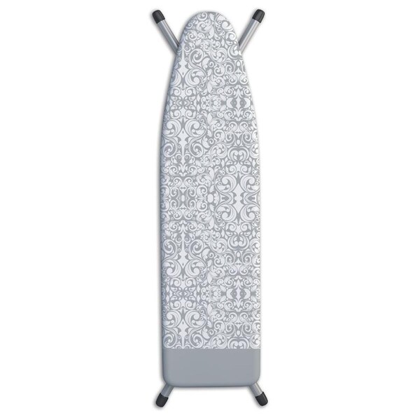 Laundry Solutions By Westex Laundry Solutions by Westex IB0313 15 x 54 in. Deluxe Ironing Board Cover Damask; Grey - IB0313
