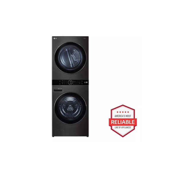 Almo Ultra Large Capacity 4.5 cu. ft. Washer and 7.2 cu. ft. Heat Pump Dryer WashTower - WKHC202HBA