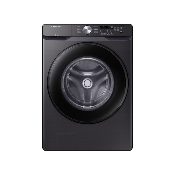 Almo 4.5 cu. ft. Front Load Washer with Vibration Reduction Technology+ and Smart Care in Brushed Black - WF45T6000AV