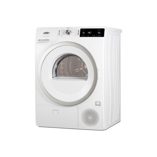 Summit Appliance. Summit Appliance Heat Pump Dryer, 14 Dry Programs, 24in Wide, 208-240V, White - SLD242W