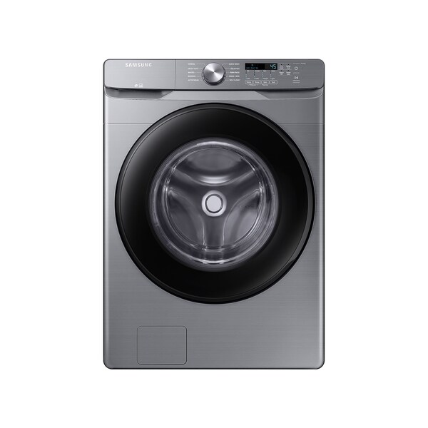 Almo 4.5 cu. ft. Front Load Washer with Vibration Reduction Technology+ and Smart Care in Platinum - WF45T6000AP
