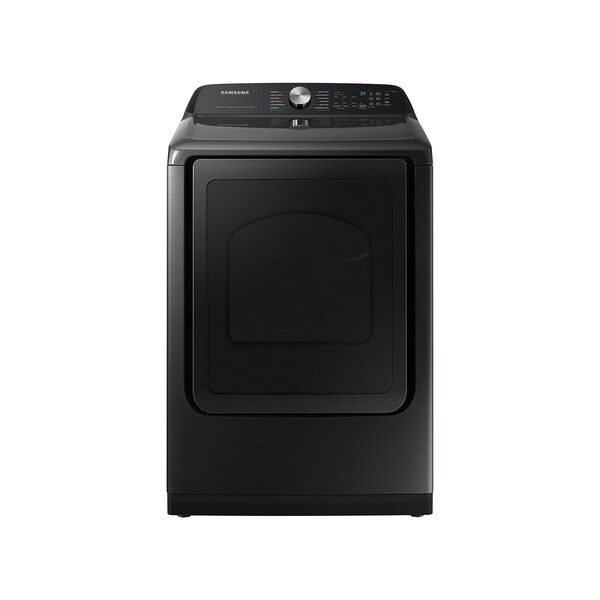 Almo 7.4 cu. ft. Smart Wi-Fi Enabled Electric Dryer, Steam Sanitize+ and Sensor Dry in Brushed Black - DVE52A5500V