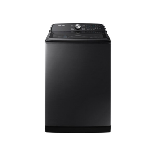 Almo Samsung 5.4 cu. ft. Brushed Black Smart Top Load Washer - WA54CG7105AVUS