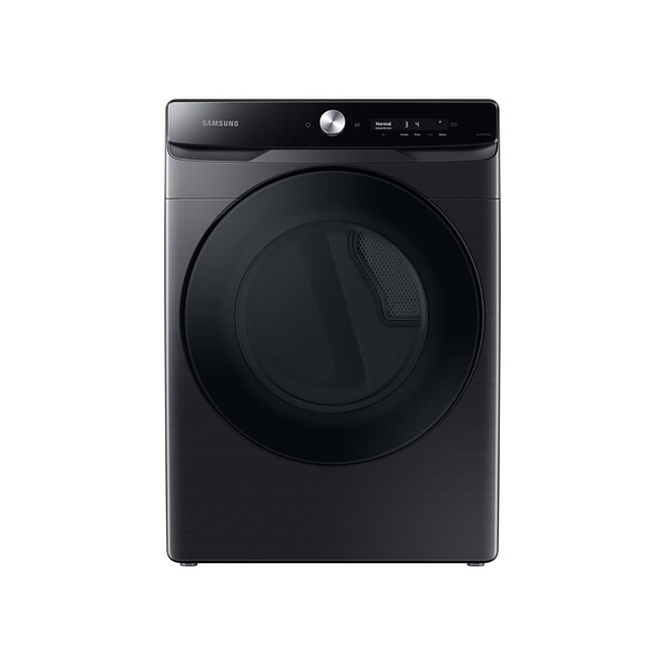 Almo 7.5 cu. ft. Smart Dial Electric Dryer with Steam Sanitize+ and Super Speed Dry in Brushed Black - DVE50A8600V