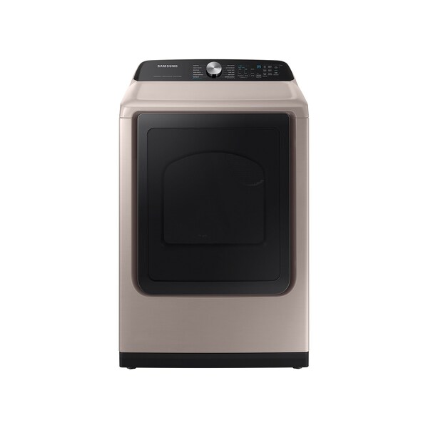 Almo Smart Gas Dryer with Wi-Fi and Steam Sanitize+ in Champagne, 7.4 cu. ft. - DVG52A5500C