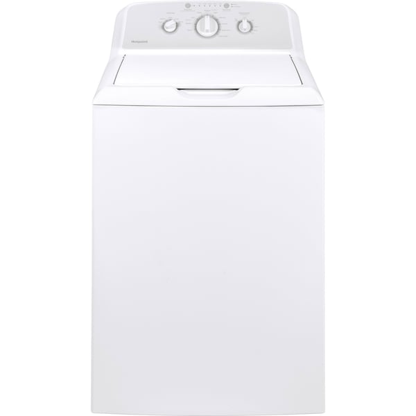 Almo HOTPOINT 3.8 cu. ft. Top Load Heavy-Duty Agitator Washer, Bleach and Fabric Softener Dispensers - HTW240ASKWS