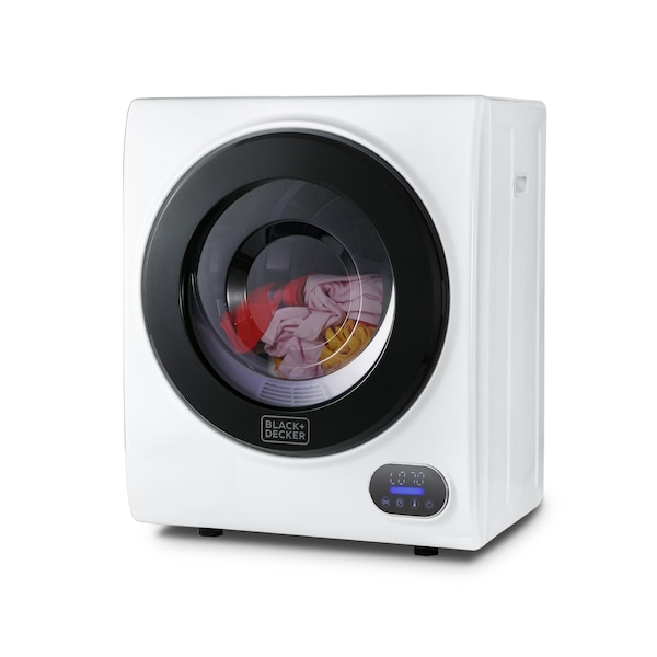 Black & Decker 1.5 Cu. Ft. Electric Dryer, White - BCED15