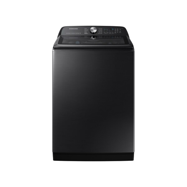 Almo Smart 5.1 cu. ft. Top Load Washer with ActiveWave Agitator and Super Speed Wash in Brushed Black - WA51A5505AV
