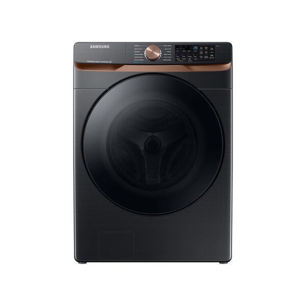 Almo 5.0cu. ft. Smart Wi-Fi Enabled Front Load Washer, Super Speed Wash, Steam, and Stackable Design - WF50BG8300AVUS