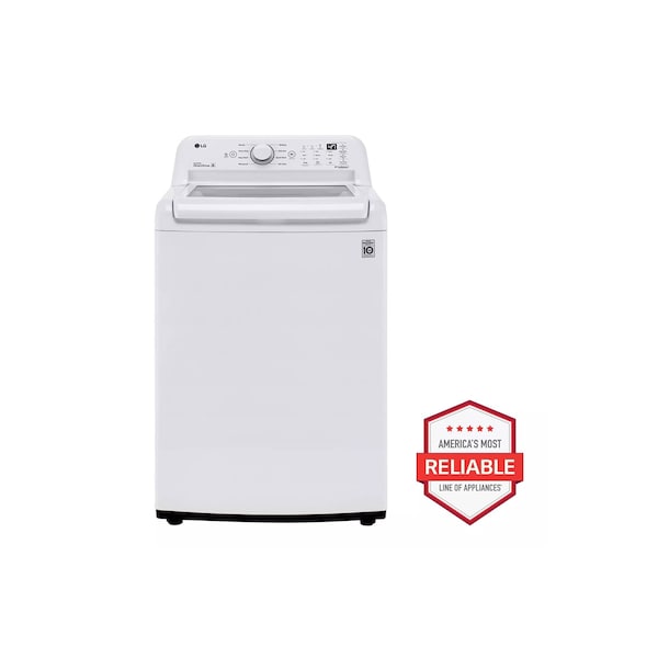 Almo 4.3 cu. ft. Ultra Large Capacity Top Load Washer with 4-Way Agitator and TurboDrum Technology - WT7005CW