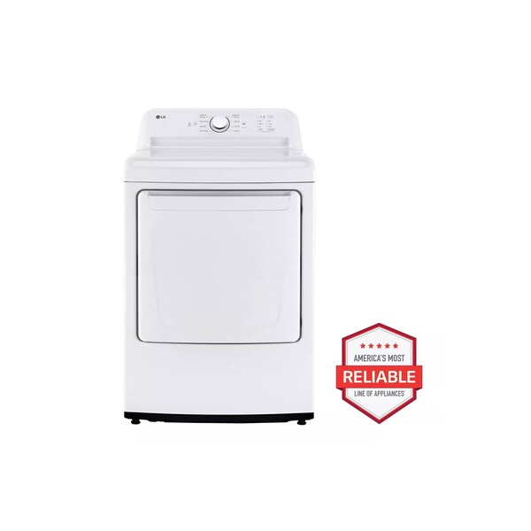 Almo 7.3 cu. ft. Ultra Large Capacity Gas Energy Star Dryer with Sensor Dry and LED Display, White - DLG6101W