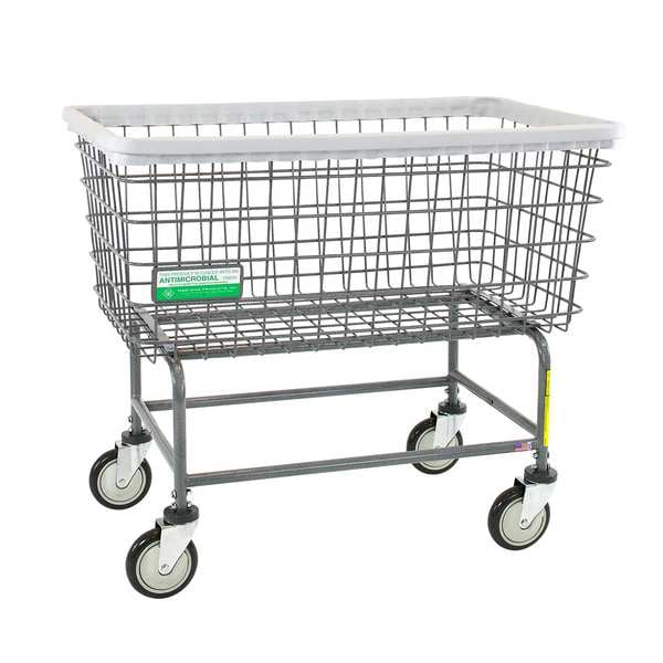 R&B Wire Products Antimicrobial Wire Utility Cart, 6 Bushel - 201H/ANTI