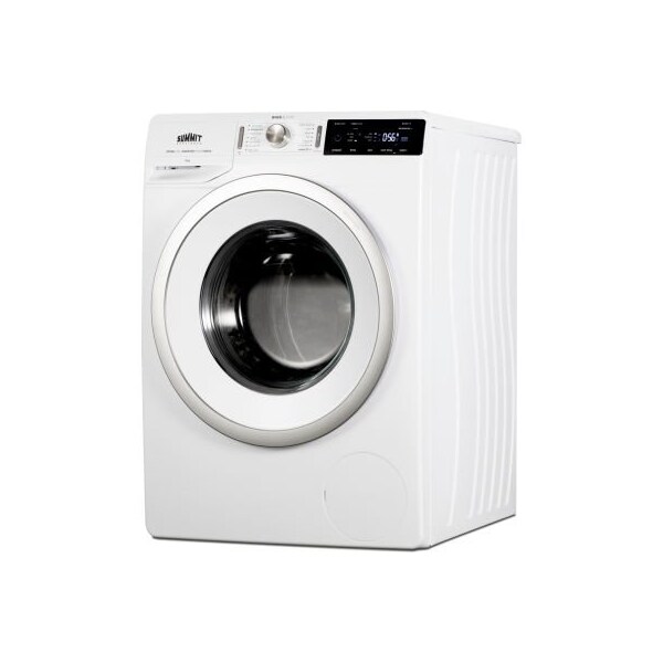 Summit Appliance. Summit Appliance Washer, 14 Wash Programs, 24in Wide, 208-240V, Built-In/Freestand Use, White - SLW241W