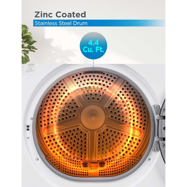 Black & Decker 4.4 Cu. Ft. Electric Dryer with Heat Pump, 240V - BDFH44M