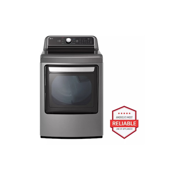 Almo LG 7.3 cu. ft. Ultra Large Capacity Smart Wi-Fi Enabled Gas Dryer - DLG7401VE