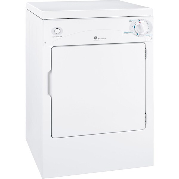 Almo 3.6 cu. ft. Portable Electric Dryer with DuraDrum Interior and 3 Dry Cycles - DSKP333ECWW