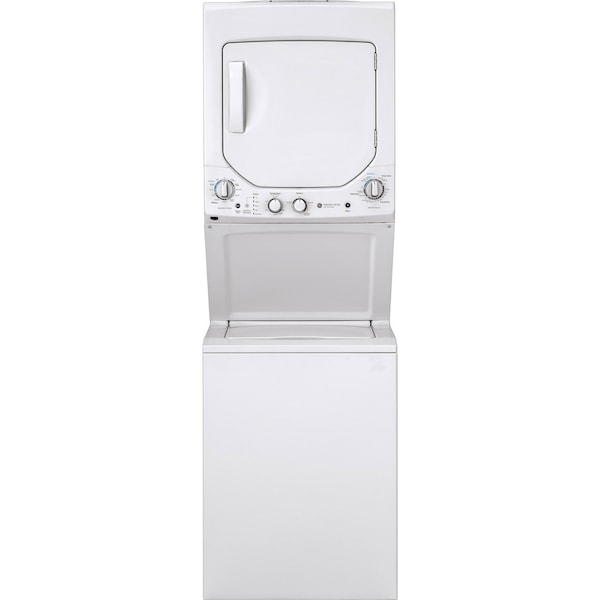 Almo 2.3 / 4.4 cu. ft. Unitized Spacemaker Front/Top Loading Washer and Gas Dryer - GUD24GSSMWW