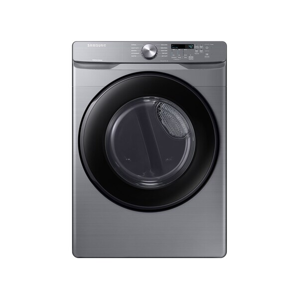 Almo 7.5 cu. ft. Front Load Gas Dryer with Sensor Dry and Smart Care in Platinum - DVG45T6000P