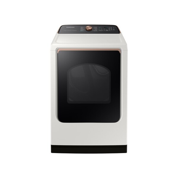 Almo 7.4 cu. ft. Smart Wi-Fi Connected Electric Steam Sanitize+ Dryer in Ivory - DVE55A7300E