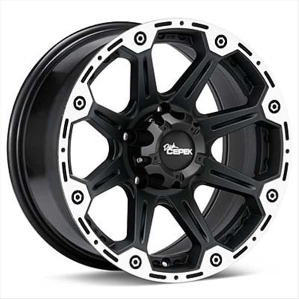 Dick Cepek Torque Black - chrome- 17 x 8.5- 8 x 6.5 Bolt Circle - C68-1078482
