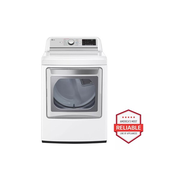 Almo 7.3 cu. ft. Ultra Large High Efficiency Gas Steam Dryer with EasyLoad Door and WiFi Connectivity - DLGX7901WE