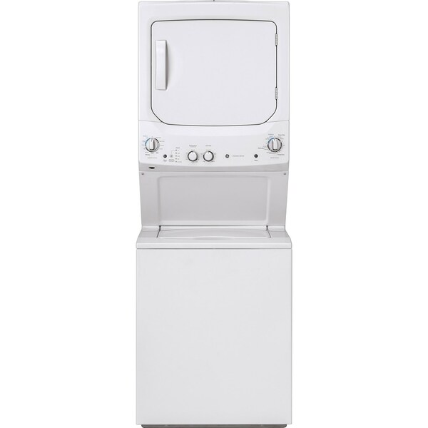 Almo 3.8 / 5.9 cu. ft. Unitized Spacemaker Long Vent Electric Washer/Dryer Combo, White - GUV27ESSMWW