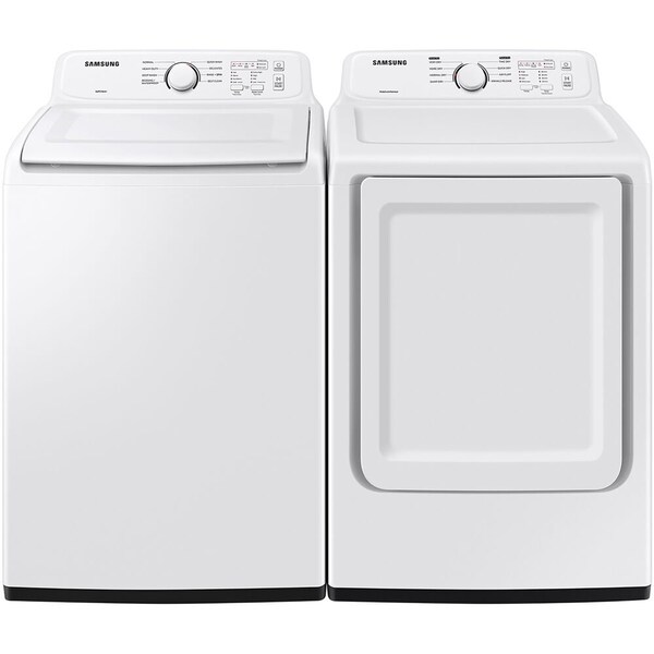 Almo WA40A3005AW/DVE41A3000W ActiveWave Agitator Top Load Washer and Electric Dryer Kit - WA40A3005AW-E-KIT